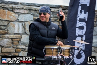 David-H Percussion performing at European Snow Pride 
