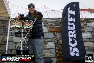 David-H Percussion performing at European Snow Pride 